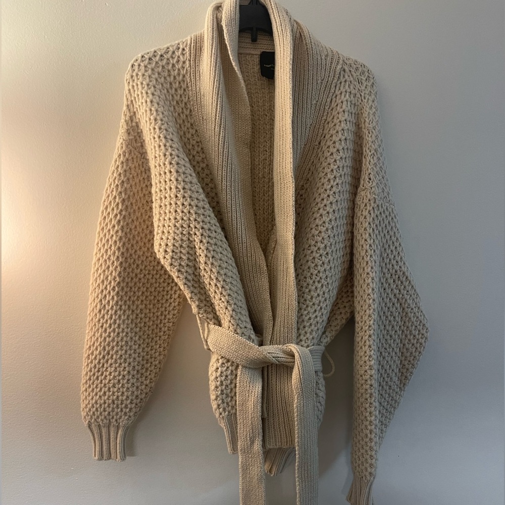 Roberto Collina Beige Textured Cardigan (new without tags)